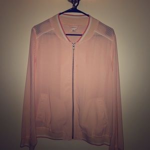 Merona Lightweight Pink Track Fall Jacket